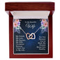 To My Wife - You Have Made My Dreams - Interlocking Hearts Necklace Gift