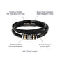 To My Husband - In Your Arms - Love You Forever Bracelet