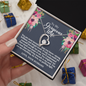 To My Gorgeous Wife - My Everything - Forever Love Necklace - Gift From Husband