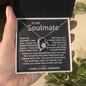 To My Soulmate Wife - Moment I Met - Forever Love Necklace - Gift From Husband