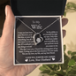 To My Wife - Best Decision - Forever Love Necklace - Gift From Husband