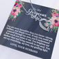 To My Gorgeous Wife - My Everything - Forever Love Necklace - Gift From Husband