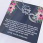 To My Lovely Wife - Brightest Light - Forever Love Necklace - Gift From Husband