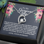 To My Gorgeous Wife - My Everything - Forever Love Necklace - Gift From Husband