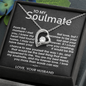To My Soulmate Wife - Moment I Met - Forever Love Necklace - Gift From Husband