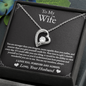 To My Wife - You Are Stronger - Forever Love Necklace - Gift From Husband