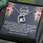 To My Lovely Wife - Brightest Light - Forever Love Necklace - Gift From Husband