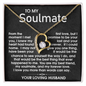 To My Soulmate Wife - Moment I Met - Forever Love Necklace - Gift From Husband