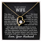 To My Lovely Wife - I Love You - Forever Love Necklace - Gift From Husband