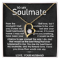To My Soulmate Wife - Moment I Met - Forever Love Necklace - Gift From Husband