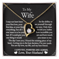 To My Wife - Best Decision - Forever Love Necklace - Gift From Husband