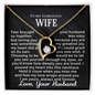To My Gorgeous Wife - I'm Yours - Forever Love Necklace - Gift From Husband