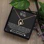 To My Wife - You Are Stronger - Forever Love Necklace - Gift From Husband