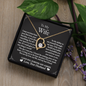 To My Wife - Best Decision - Forever Love Necklace - Gift From Husband