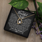 To My Beautiful Wife - Always With You - Forever Love Necklace - Gift From Husband