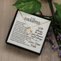 To My Daughter - Always Be Here For You - Love Necklace - From Mom