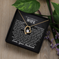 To My Gorgeous Wife - I'm Yours - Forever Love Necklace - Gift From Husband