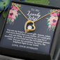 To My Lovely Wife - Brightest Light - Forever Love Necklace - Gift From Husband