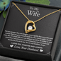 To My Wife - You Are Stronger - Forever Love Necklace - Gift From Husband