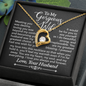 To My Gorgeous Wife - My Heart - Forever Love Necklace - Gift From Husband