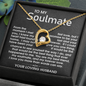 To My Soulmate Wife - Moment I Met - Forever Love Necklace - Gift From Husband