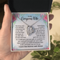To My Gorgeous Wife - Meeting You Was Destiny - Forever Love Necklace